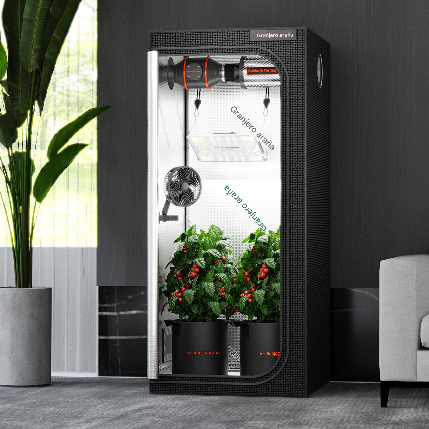 Armario de Cultivo Interior Spider Farmer® | 70x70x160cm - Imagen 2