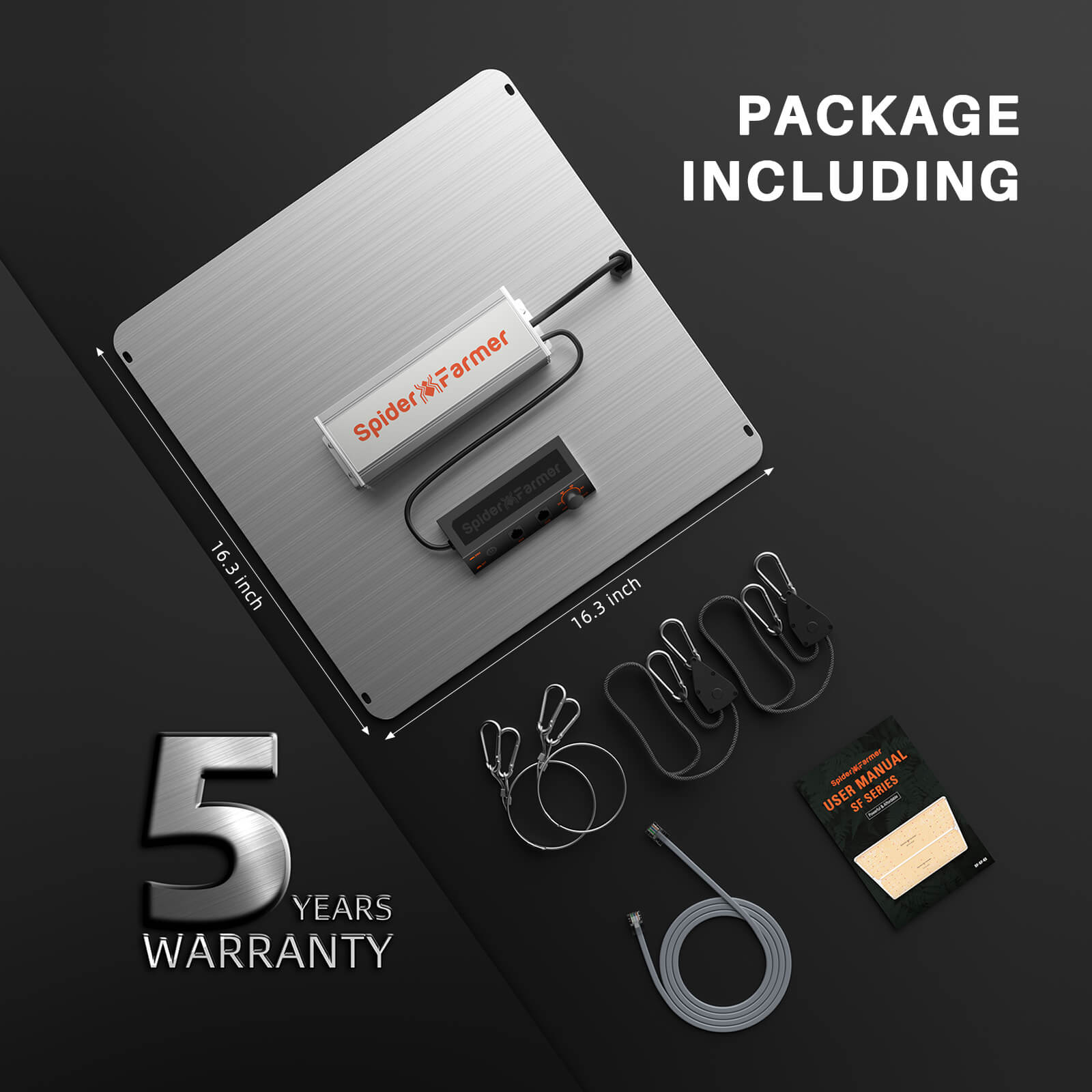 Lámpara de cultivo LED Spider Farmer® SF2000Pro de 200 W Samsung LM301H EVO, versión más reciente de 2025 - Imagen 4